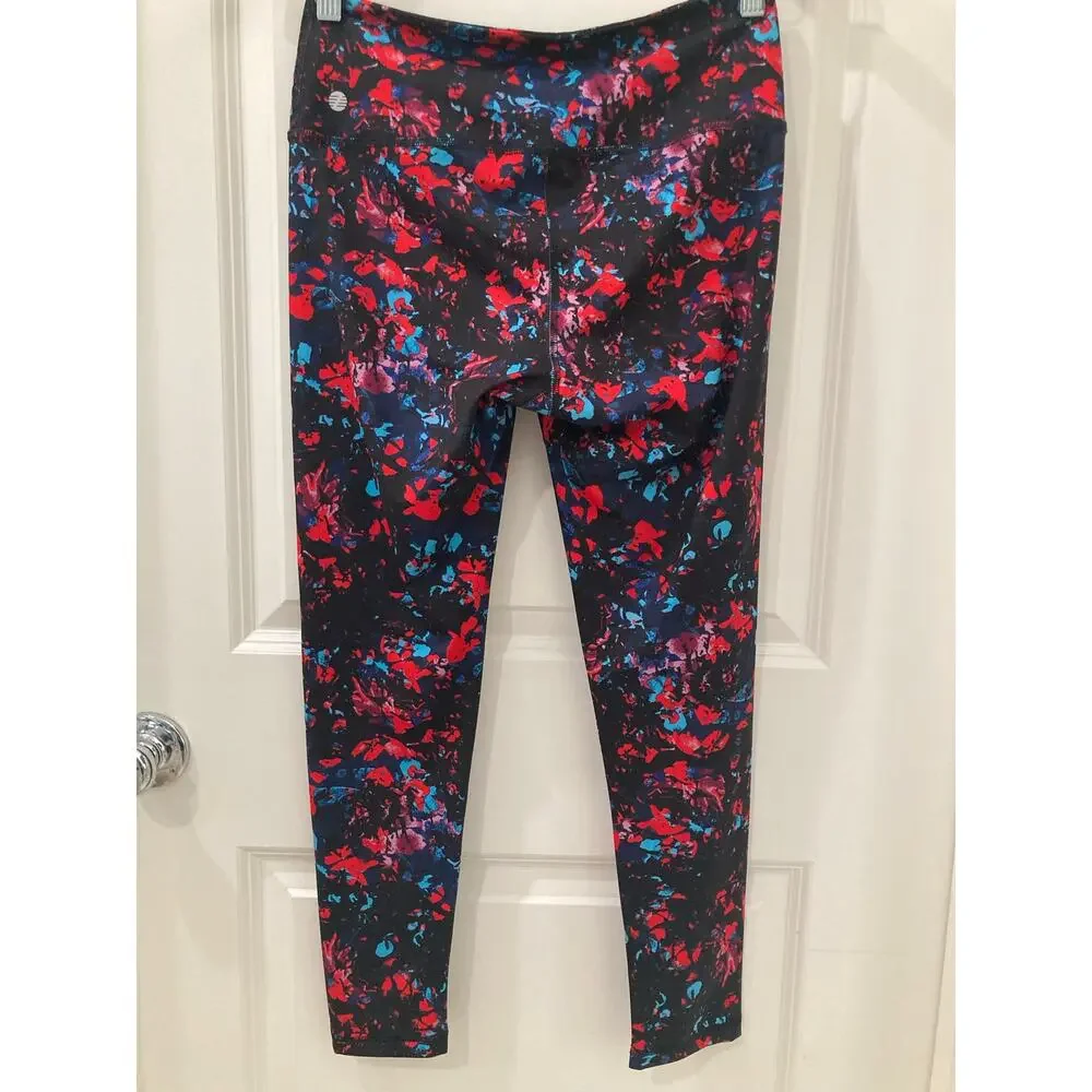 Z by Zella Black, Red & Blue Activewear Leggings Size Small - Picture 8 of 9